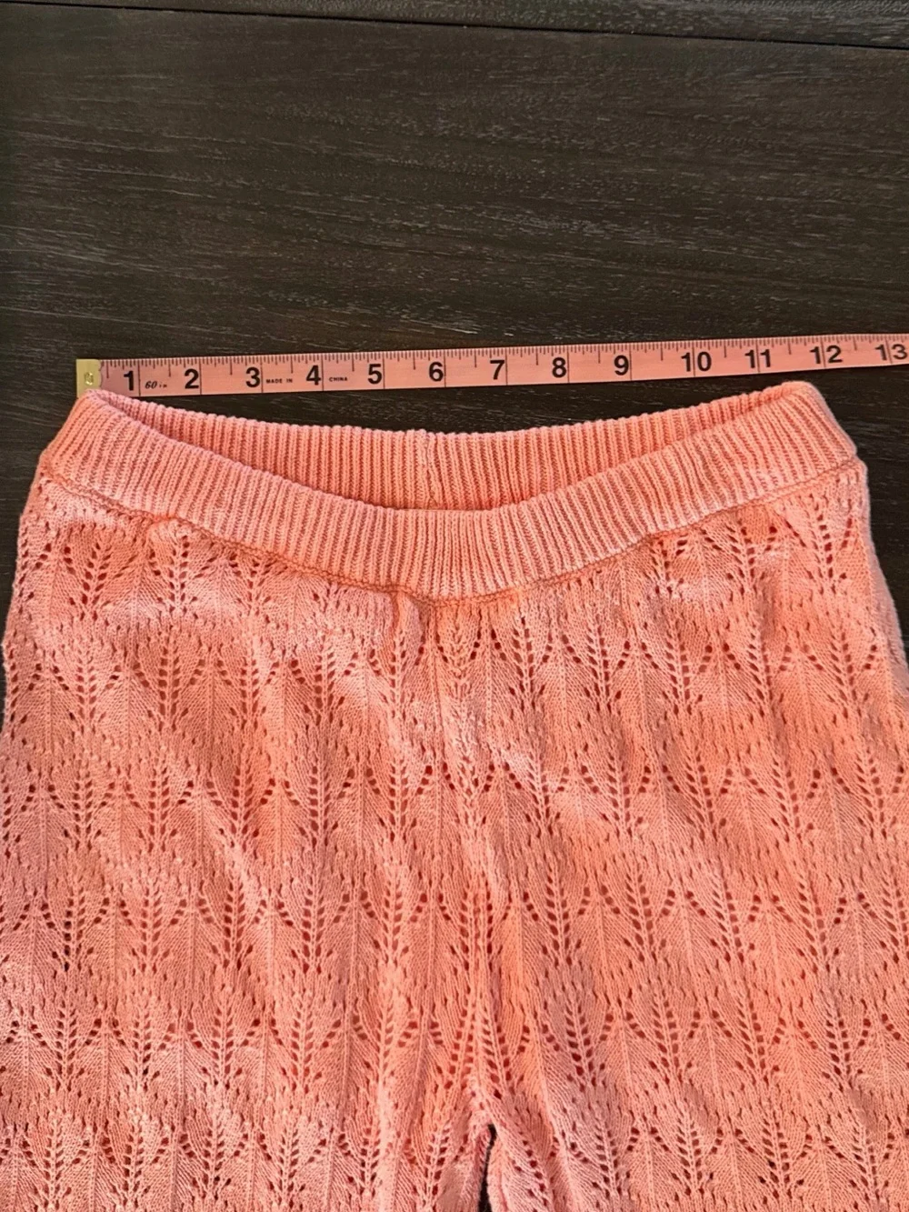 Jessica Simpson Girls Peach Knit Matching Shirt and Pants Large 10